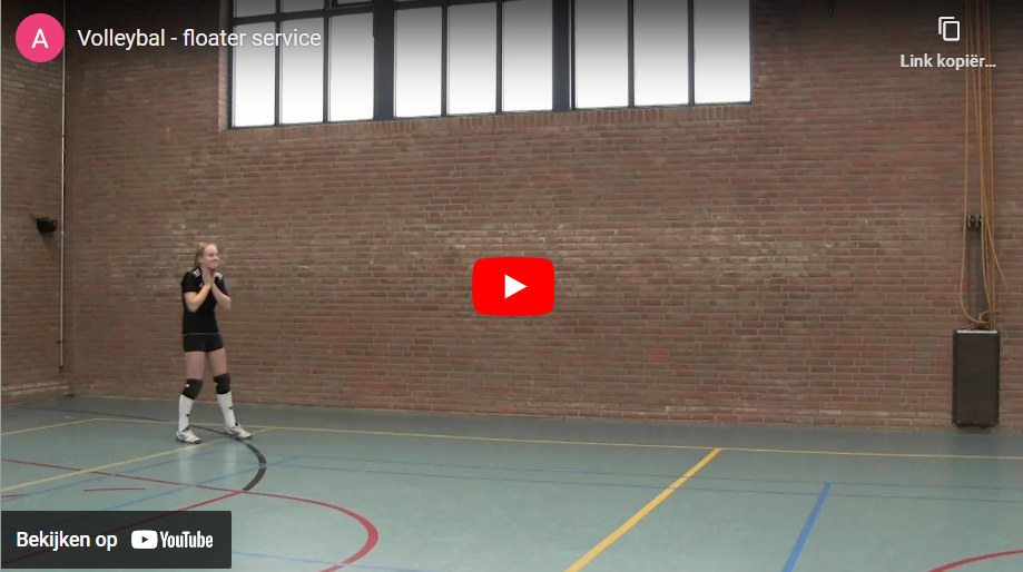 Techniek bovenhands serveren